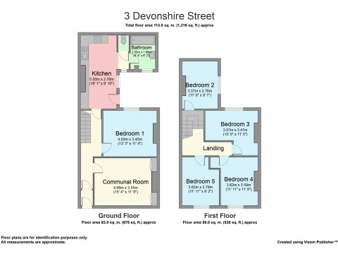 Devonshire Street, North Hill, Plymouth : Floorplan 1