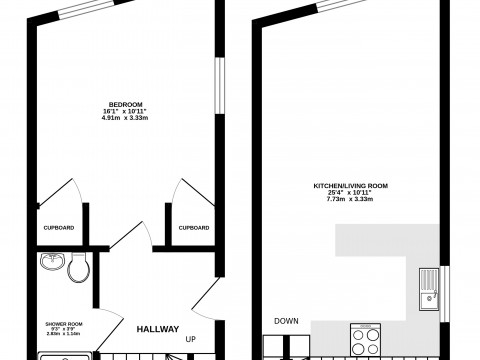 Buttersby Lane - Mews Cottage : Floorplan 1