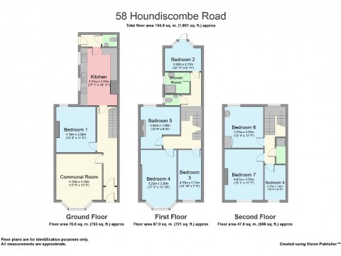 Houndiscombe Road, Mutley, Plymouth : Floorplan 1